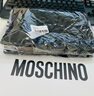 莫斯奇诺（MOSCHINO）围巾男女通用泰迪熊刺绣图案流苏羊毛围巾 50124 M5293 016 黑色大熊 晒单实拍图