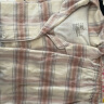 无印良品（MUJI）女式 无侧缝法兰绒 睡衣 家居服套装  粉红色格纹3A XL  晒单实拍图