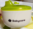 babycare宝宝辅食碗婴儿专用注水保温碗不锈钢儿童餐具围兜组合7件套礼盒 晒单实拍图