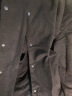无印良品（MUJI） 男女通用法兰绒开领衬衫长袖休闲百搭衬衣外套纯棉全棉ACA71A1A 藏青色 S-M 165/88A 实拍图