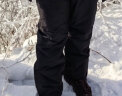 牧途雪（MUTUSNOW） 滑雪裤男单板户外冬季防风防水保暖加厚抗寒加肥背带滑雪裤 CB裤 CB黑裤 XL 实拍图