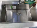 九牧（JOMOO）水槽304不锈钢厨房大单槽多功能水池洗菜盆洗碗盆 06676【68*45】不含龙头 实拍图