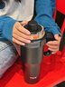 cica车载保温杯tkk超大容量男士陶瓷内胆冰霸杯保冷运动水杯壶子 夜澜黑 1200ml【送冰格+茶仓】 实拍图