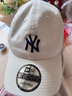 NEW ERA纽亦华MLB男女情侣NY棒球帽子弯檐遮阳软顶鸭舌帽子NE920 14201618-米白色 纽约洋基队 OSFM 实拍图