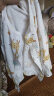 舒贝怡婴儿衣服内衣套装儿童睡衣宝宝夏空调服纯棉对开秋衣裤黄色80CM 实拍图