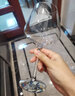 Luxury Flowers创意水晶玻璃金箔红酒杯高档钻石葡萄酒杯水晶高脚杯酒具皮箱套装 6只白钻红酒杯 600ml 实拍图