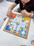 五子棋飞行棋跳棋蛇棋斗兽棋游戏多功能棋盘棋类大全儿童益智玩具 三合一A 实拍图