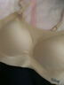 氧心（YANGXIN）果冻胶无尺码背心式睡眠文胸女士内衣女轻薄无痕无钢圈聚拢胸罩 蜜桃茶+柔雾绿（吊带款） 均码 （A-C/90-140斤） 实拍图
