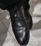 卡帝乐鳄鱼（CARTELO）软牛皮男士皮鞋商务正装鞋男耐磨透气皮鞋男9696 黑色加棉款 41 实拍图