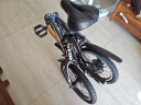 HITO 德国品牌16寸折叠自行车 超轻便携铝合金 变速碟刹 男女成人单车 钛色 晒单实拍图