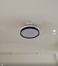 领王 风扇灯餐厅卧室电扇LED大风力隐形吊扇灯现代简约智能声控灯具 全光谱-36寸-变频6档-调光-声控 实拍图