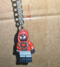 乐高（LEGO）米奇米妮唐老鸭黛西人仔钥匙扣链积木礼物挂件 迈尔斯暗夜蜘蛛侠 实拍图