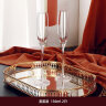格娜斯（CRISTALGLASS）欧式香槟杯套装水晶玻璃红酒杯高脚杯一对起泡酒杯130ml 两只 实拍图