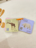 智美贝贝动物卡片早教启蒙书认知卡片婴幼儿宝宝儿童识字识图早教卡玩具 动物世界 晒单实拍图