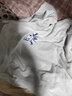 梨喃【2件装】t恤女超火新款印花短袖夏季显瘦韩版学生上衣宽松体恤 奶白(油画熊)+白(单纯女孩胸标) M :【建议100斤以下】 实拍图
