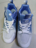 李宁龘膜男童鞋子秋季透气运动鞋学生跑步鞋网面气垫减震增高鞋子 天蓝升级款 39 实拍图