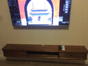 极有心实木壁挂电视柜创意卧室客厅电视墙上机顶盒壁柜悬挂式搁板 金丝胡桃木 160cm 实拍图
