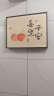 柳莺花燕免打孔电表箱装饰画现代简约客厅餐厅挂画电闸箱配电箱遮挡壁画 喜乐平安 45X35遮挡35X25表箱 上掀款 实拍图