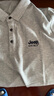 JEEP SPIRIT吉普T恤男夏季短袖男士polo打底衫翻领商务休闲衣服 花灰色 XL 实拍图