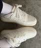 飞跃（Feiyue）官方小白鞋男鞋女鞋厚底百搭休闲德训鞋子舒适情侣款潮流运动板鞋 米色 35 (225mm) 实拍图