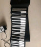 Cega手卷钢琴88键初学者便携折叠电子钢琴乐器手卷琴 88键 黑便携款+套餐A 实拍图