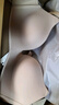 金三塔商场同款真丝文胸内衣女无钢圈聚拢无痕薄款透气性感真丝文胸胸罩 优雅灰9309 75B 实拍图