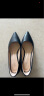 康莉（COMELY）空气棉职业鞋女春季舒适单鞋粗跟时尚约会通勤工作鞋 黑色 37  晒单实拍图