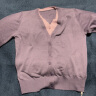 菲妮迪羊毛衫春季简约气质V领时尚显瘦针织打底开衫女 紫色 M 晒单实拍图