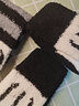 北极绒毛绒袜子女珊瑚绒春夏加厚长筒袜保暖地板袜猫爪可爱居家睡眠女袜 3双混色 关注收藏享优先发货 实拍图