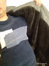 海澜之家（HLA）长袖针织衫男装25秋冬季含羊毛含桑蚕丝保暖轻商务上衣服男士毛衣 含羊毛含桑蚕丝-藏青11 M /170推荐63~68kg 实拍图
