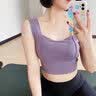 莫代尔运动内衣女高强度健身跑步防震瑜伽服一体美背心式文胸聚拢防下垂 豆沙紫【升级全固定一体杯】 S 【推荐70-85斤】 实拍图