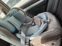 Heekin德国 脉动-皇室 儿童安全座椅汽车用0-12岁婴儿宝宝坐躺360度旋转 脉动-皇室兰(舒适推荐+脚踏板) 实拍图