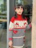 BARRY BANNY女童毛衣拜年服2024秋冬新款6-14岁儿童长袖套装针织衫女孩上衣 毛衣小狗上衣 150-160cm(80-100斤) 晒单实拍图
