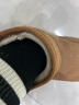 ZHR雪地靴女2023年冬季新款舒适防滑真牛皮棉鞋女加绒加厚保暖面包靴 驼色-GZ08 38 晒单实拍图