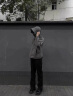 迪伽达cleanfit黑色牛仔裤男秋冬季高级感裤子男美式vibe休闲百搭直筒裤 DFFS-720黑色 XL 实拍图