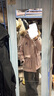 骆驼冲锋派克羽绒服男[王俊凯同款]秋冬保暖极寒防泼水工装羽绒服女 N145A，木黛色 ，男女同款 S 实拍图