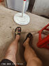 卡帝乐鳄鱼拖鞋男士休闲拖鞋浴室家居一字拖百搭凉拖鞋子 男 1492 黑金 41 实拍图