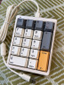 魔蛋（magicforce）MF17数字小键盘 机械键盘 笔记本外接有线小键盘 财务会计收银证券 USB接口 拼色茶轴白灯 实拍图