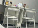 SOFS折叠餐桌家用小户型吃饭桌多功能移动伸缩折叠桌长方形简易餐桌椅 【收纳款】1.2米_1桌2椅 实拍图