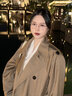 GARNUO卡其色风衣外套女中长款2025春秋新款韩系小个子高级感英伦风大衣 咖色 S 【80-110斤】 实拍图
