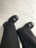 ZHR短靴女粗高跟加绒弹力瘦瘦袜靴女英伦风增高加绒女靴EH136A黑色38 实拍图