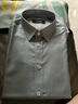 雅戈尔（YOUNGOR）长袖衬衫男白色DP免烫衬衫纯棉面料舒适抗皱平整易打理 GLDP16384GQA湖蓝 40 实拍图