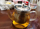 鑫尚铭 玻璃茶壶电陶炉加热煮茶壶大容量泡茶壶茶水分离玻璃茶具套装 2杯+风吟壶 600ml 实拍图