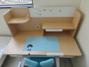 护童儿童学习桌小学生课桌新实木书桌带书架1.2m可调节升降课桌椅套装 晒单实拍图