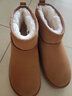 骆驼（CAMEL）雪地靴女百搭舒适暖绒平跟套筒保暖靴 L23W275157 驼色 40  实拍图