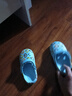 巴布豆儿童拖鞋1-3岁小童防滑凉拖鞋男童女童婴幼儿居家室内宝宝洞洞鞋 浅蓝78-1 24 内长16.5cm 适合脚长15.5-16cm 实拍图