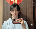 斯贝丝狼尾假发男士短发造型夏季日系中分武士头假发套男生鲻鱼头全头套 自然黑送发网发卡钢梳支架 长发 实拍图