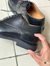THOM WILLS【明星同款】ThomWills内增高皮鞋男商务正装牛津鞋新郎结婚鞋 黑色小牛B771-1 41 /7.5码 实拍图