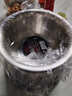 三四钢316L不锈钢盆漏盆沥水盆淘米盆304和面揉面盆沥水篮洗菜盆打蛋盆 304漏盆：28cm*1 实拍图