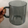 宜杯子 带把观山玻璃杯耐高温水杯简约客厅杯子套装绿茶杯家用烟灰6只装 烟灰雪山杯套装 实拍图